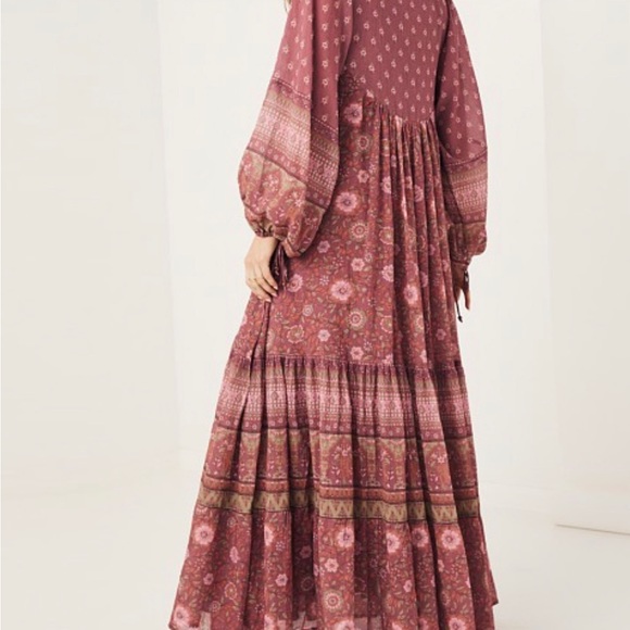 NWT Spell & The Gypsy Utopia Gown Berry XS - Picture 5 of 6